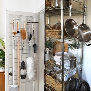 behind door storage rack