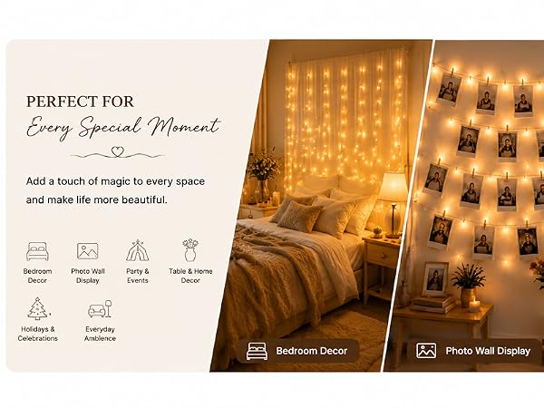 LED Fairy Lights For Bedroom Party Decoration