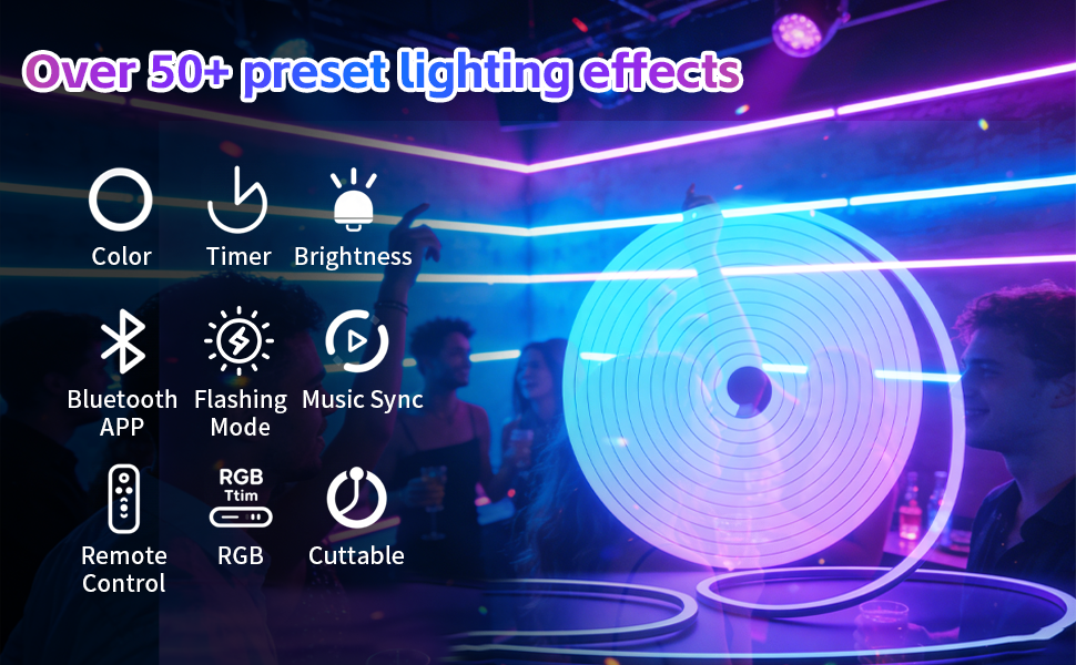 RGB LED Neon Rope Lights