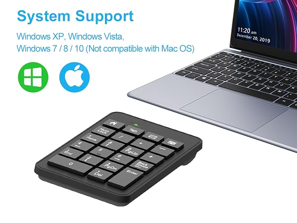 wireless number pad