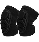 TXJ Sports Knee Pads for Gardening, Adjustable & Anti-slip Knee Pads with Thick Foam,Men Women wo...