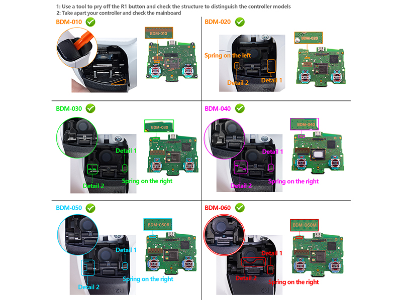 eXtremeRate Front Housing Shell with Touchpad for p s 5 Controller BDM-010 020 030 040 050 060