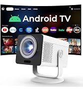 HP Projector Built-in Apps, USB-C Power Bank Compatible for Outdoor MC400 | Portable Mini Project...