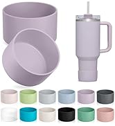2-Pack Silicone Boot for Stanley Tumbler 40 oz 30oz 20oz & Hydro Flask 12-24oz - Cup Boot for Sel...