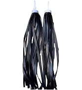 Galepromot 1 Pair of Black for Bicycles Grips Tassels Ribbon Easy Attach to Handlebar Rainbow for...