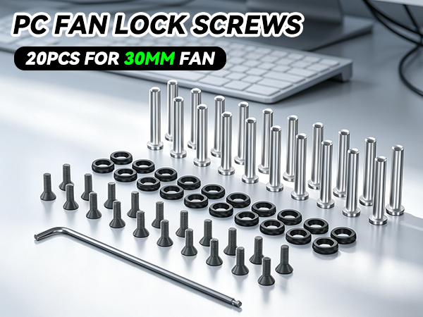 pc fan locking screws