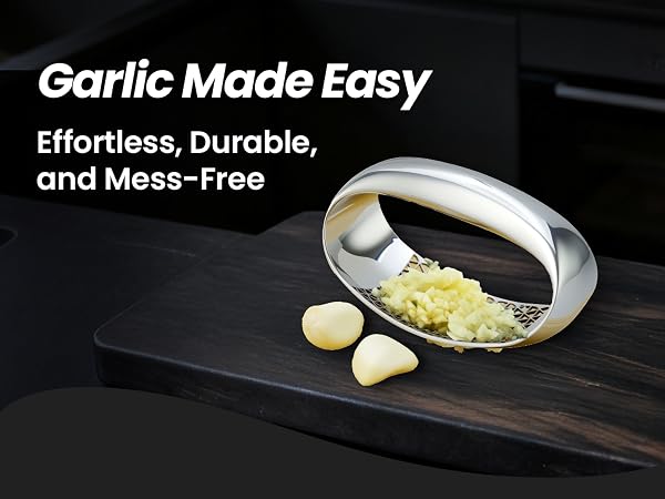Garlic Made Easy-Effortless, Durable, and Mess-Free