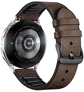 Adorve Leather Bands Compatible with Samsung Galaxy Watch 7 Band/Galaxy Watch 6 Band 40mm 44mm, W...