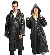 black adult raincoat