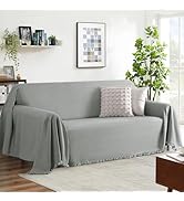 TAOCOCO Couch Cover Blanket Sectional Sofa Covers Thick Chenille Couch Covers for 3 Cushion Couch...