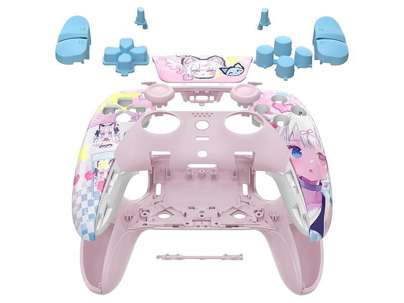 eXtremeRate Full Set Shell Buttons Touchpad Cover for PS5 Edge Controller Replacement Shell Plates