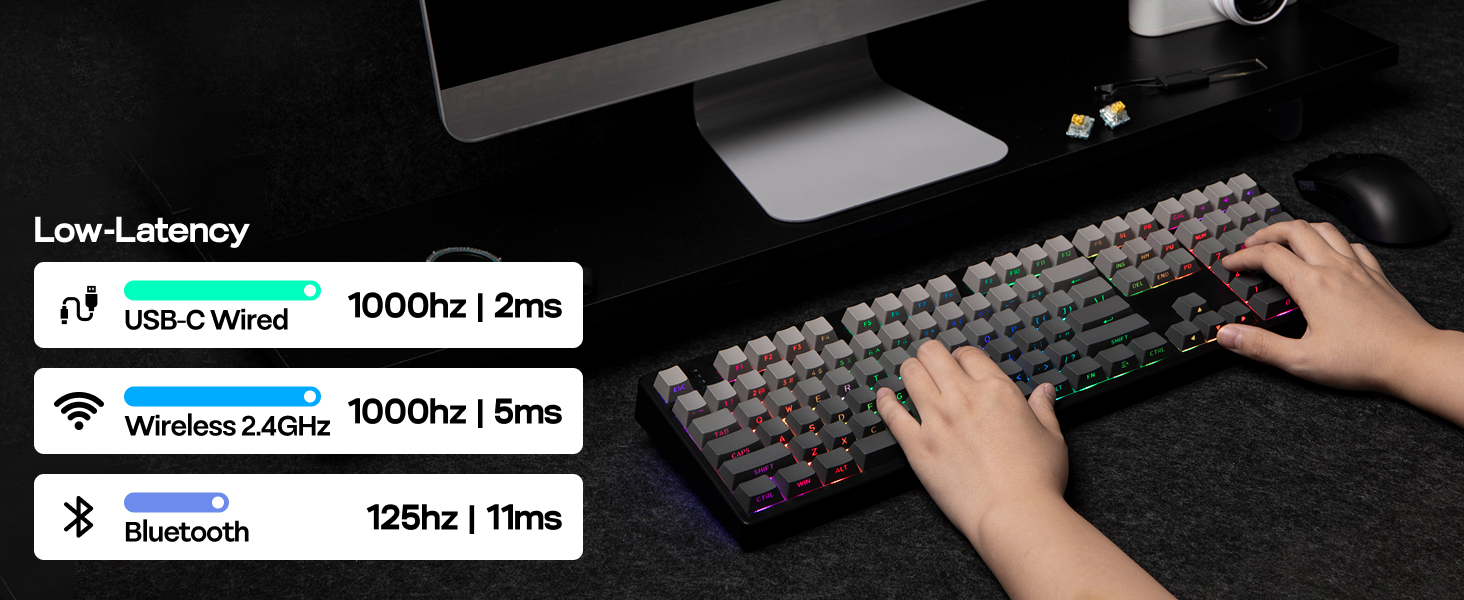 TH108 Wireless Gaming Keyboard