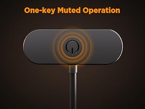 book reading light with One-key Muted Operation