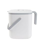 BLUE GINKGO Kitchen Compost Bin - Easy Clean Food Waste Bin for Kitchen with Handles | Countertop...