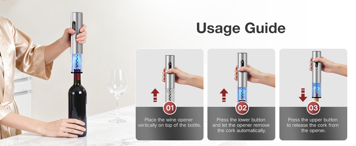 3-Step Effortless Uncorking