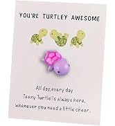 Cute A Card With A Turtle ,Handmade Emotional Support,You're Turtley Awesome, Turtle Motivational...