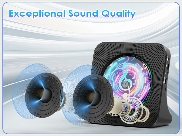 portable cd player with bluetooth