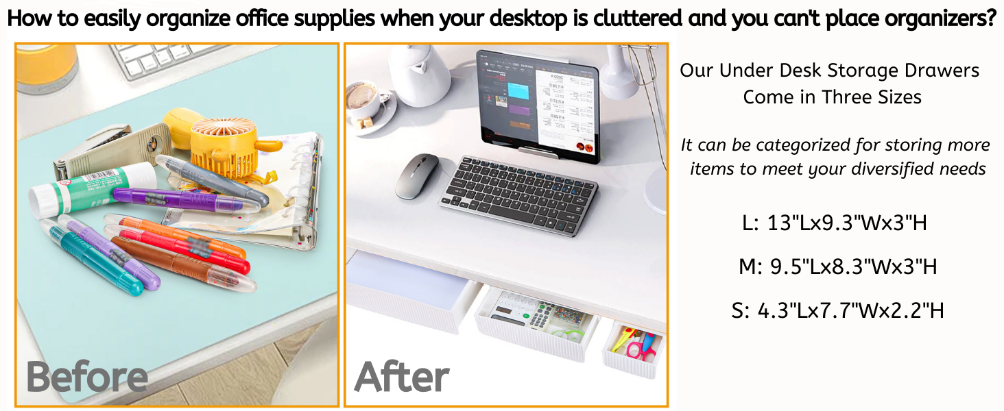 drawers for under desk