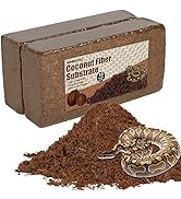 winemana Coconut Fiber Substrate for Reptiles, 10 Quart Coconut Bedding for Reptile Terrarium Tan...