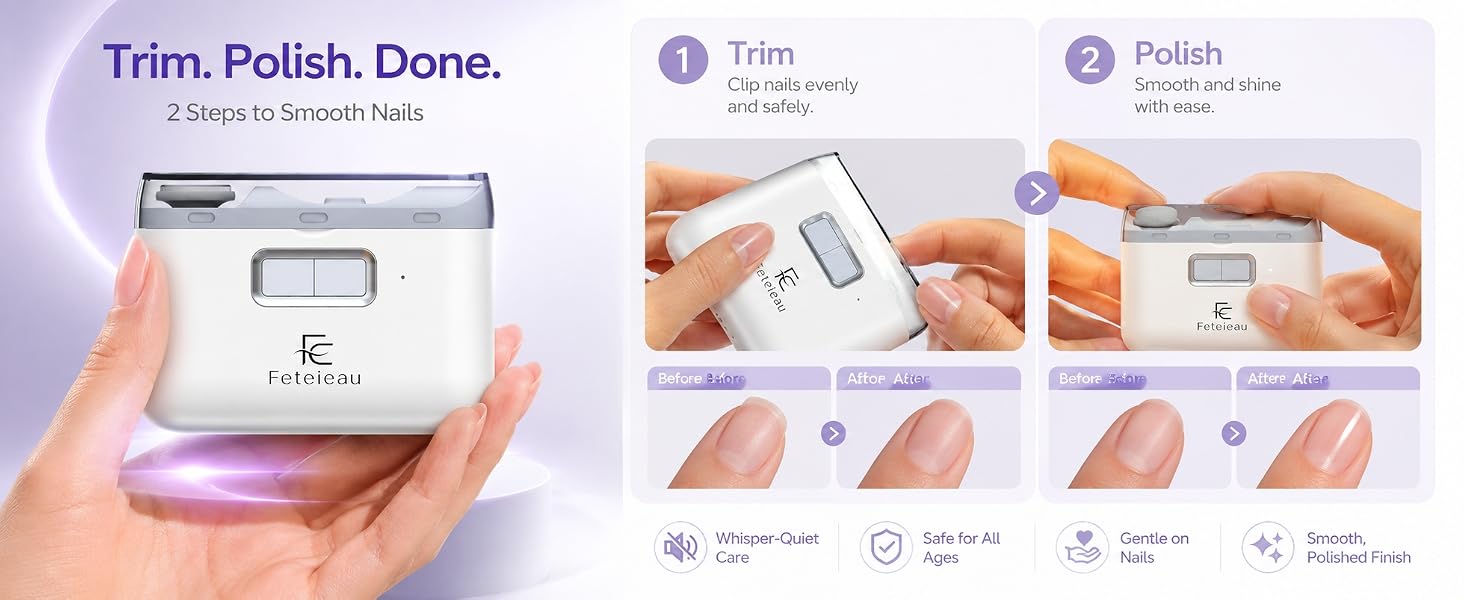 Automatic Electric Nail Clipper