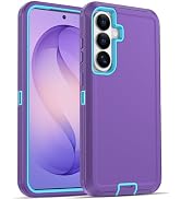 Jelanry Case for Samsung Galaxy S26, Heavy Duty Rugged & Dual-Layer Shockproof Dropproof Protecti...