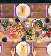 75 Pack Light Purple Plastic Cutlery Heavy Duty Lavender Plastic Knives Forks and spoons silverware