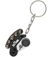 LABEAR- BLACK Mini Folding Ratchet Wrench Set, EDC tool, Reliable & Stylish Multitool Repair Kit