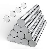 200PCS Refrigerator Magnets, 5×2MM Small Round Rare Earth Neodymium Magnets, Fridge Magnets, Offi...