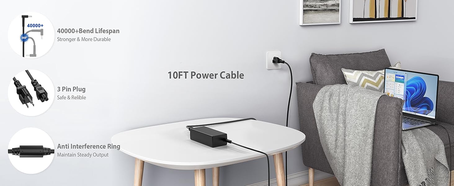 hp 65w laptop charger