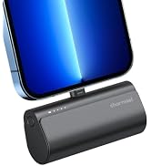 charmast Small Portable Charger for iPhone, Ultra-Compact 20W PD Fast Charging Power Bank 5000mAh...