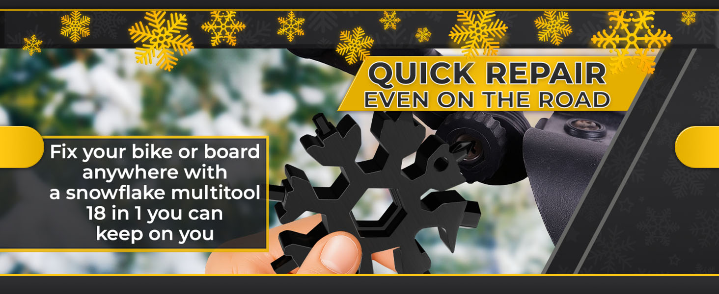 18 in 1 snowflake tool 18 in one snowflake tool multitool bulk pack multi tool keychains for men