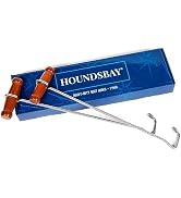 HOUNDSBAY Cowboy Boot Hooks for Men and Women - Boot Puller for Cowboy Boots with Long Handles
