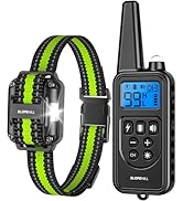 Dog Training Collar with 7 Training Modes, 4200Ft Remote Electronic Dog Shock Collar, Electric Sh...