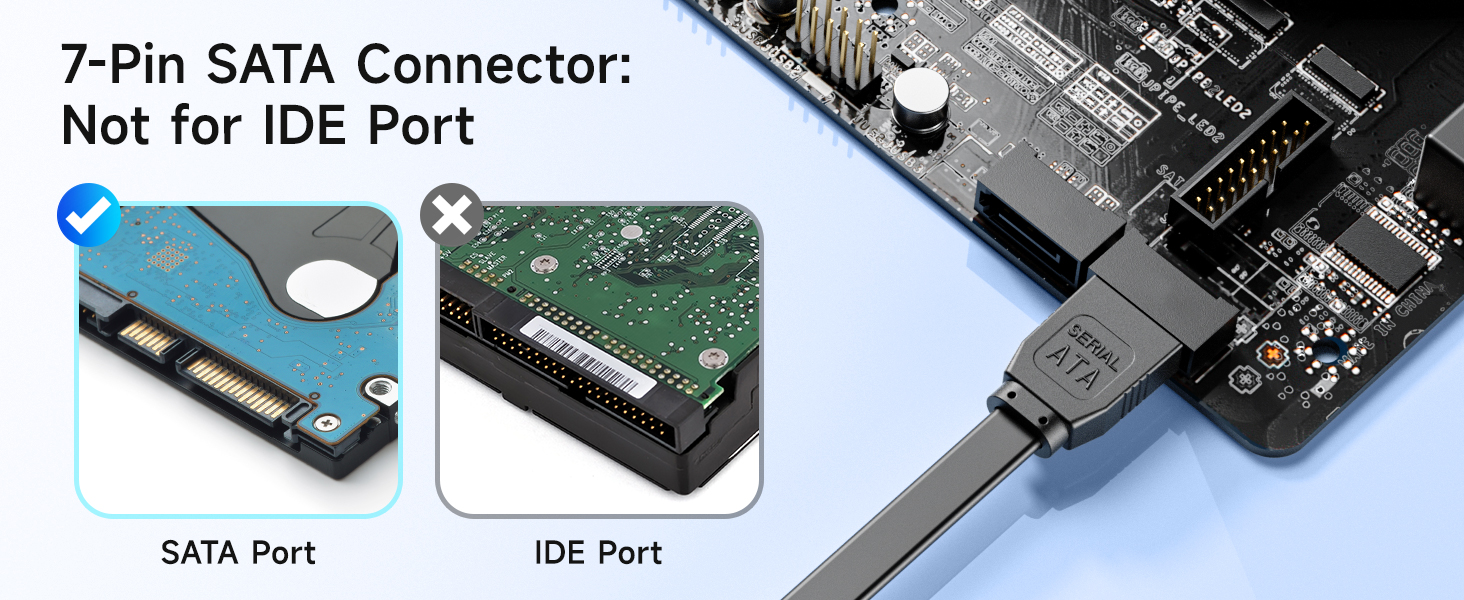3-pack right angle sata cables for fast data transfer and reliable connections