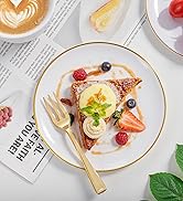 Festiva 400Pcs Gold Dessert Plates 6.3