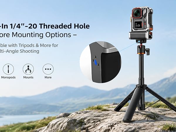 built in threaded hole