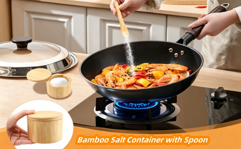 Bamboo Salt Cellar