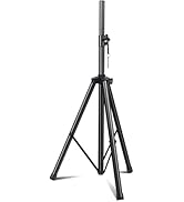 GZGDLJQ Universal Speaker Stand,Heavy Duty Speaker Tripod Stand Adjustable 44 to 78 Inch PA Speak...