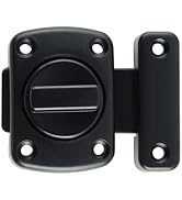Alise Gate Latch Slide Bolt Latches Lock,Medium Size Safety Double Sided Rotate Gate Hardware for...