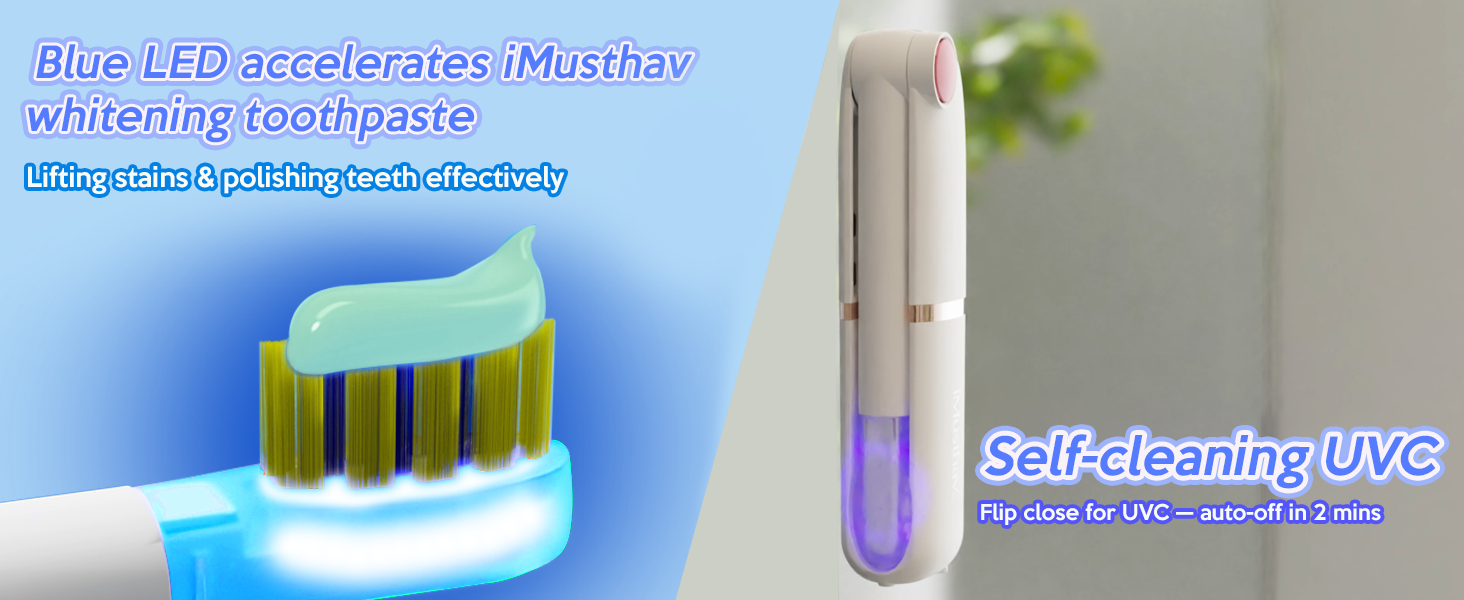 Blue LED and UVC