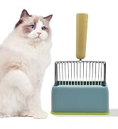 MUYG Cat Scooper for Litter Box with Holder,Kitty Litter Scoop Metal Fast Sifting Kitten Poop Sho...
