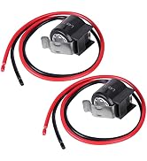Refrigerator Defrost Thermostat W10225581, 2 Pcs Bimetal Defrost Thermostat Exact use for Whirlpo...
