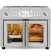Emeril Lagasse Dual Zone 360 Air Fryer Oven Combo with French Door, 25 QT Extra Large, Cook Two F...