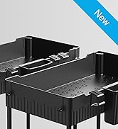 2 pack black under sink organizer