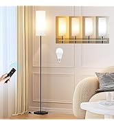 Ambimall Floor Lamps for Living Room, 64" Modern Floor Lamp with Remote Control and Stepless Dimm...