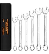HORUSDY Large Wrench Set with Rolling Pouch | Metric | 6-Piece | 23mm, 24mm, 26mm, 27mm, 30mm, 32...