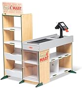 Melissa & Doug Freestanding Wooden Fresh Mart Grocery Store - FSC Certified