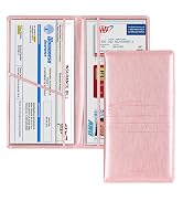 TOURSUIT Car Registration and Insurance Card Holder, Vehicle License Document Glove Box Compartme...