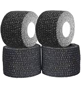 ANAMPION Weightlifting Hook Grip Tape 4 Roll 23ft/Roll Comfortable & Stretchy Athletic Thumb Tape...