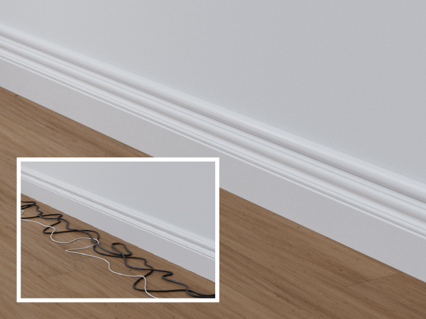 TV cable cover for wall
